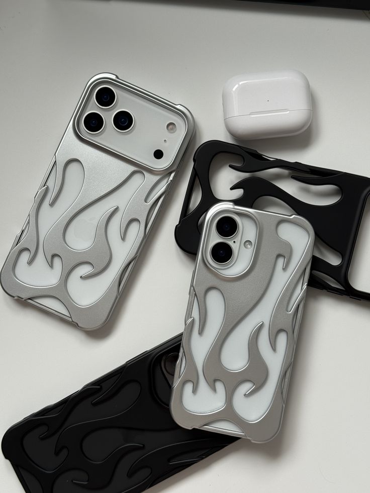 Flame Flexible Black Case 3D