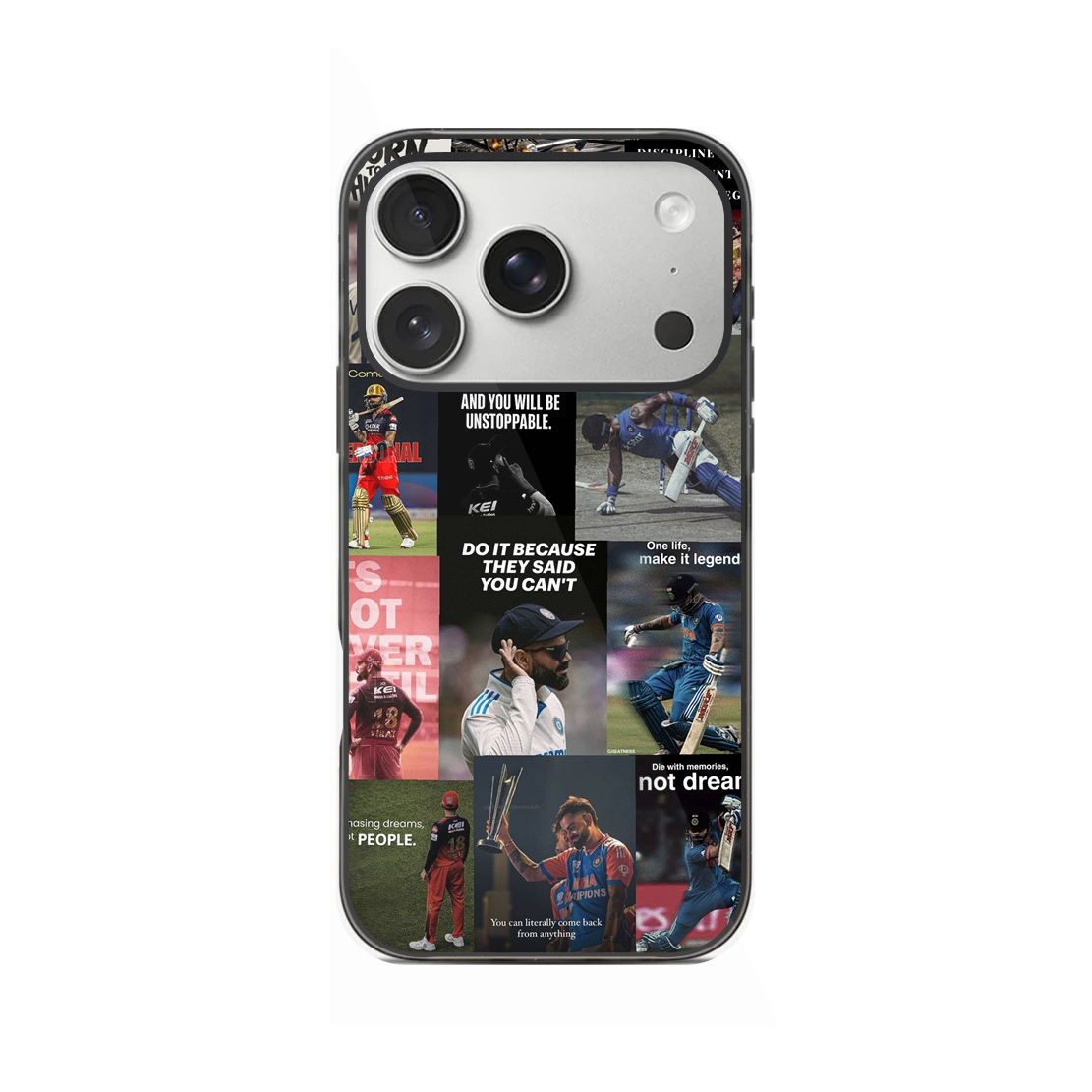 Virat Kohli "Unstoppable" Motivation Collage