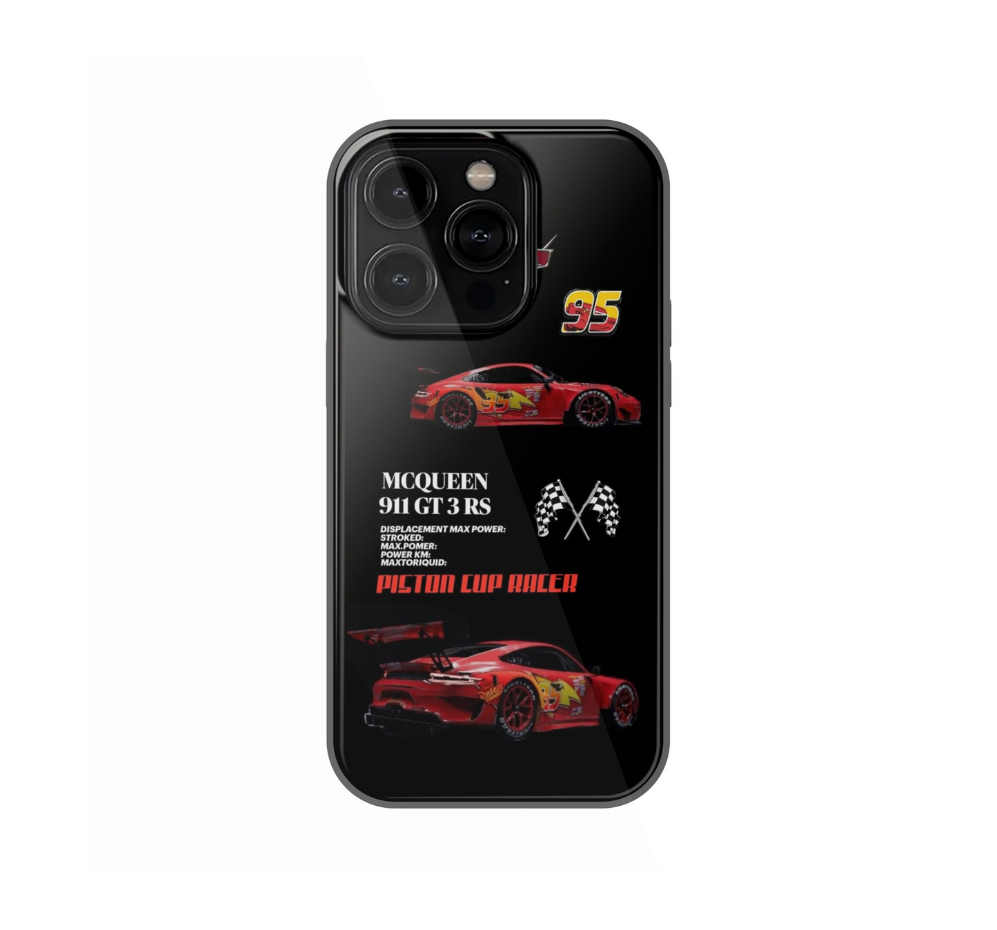 ⚡ McQueen Lightning Drip – Car Case