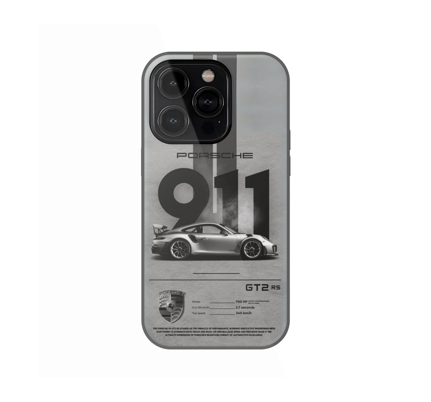 Porsche 911 GT2 RS Smoke Drift Phone Case
