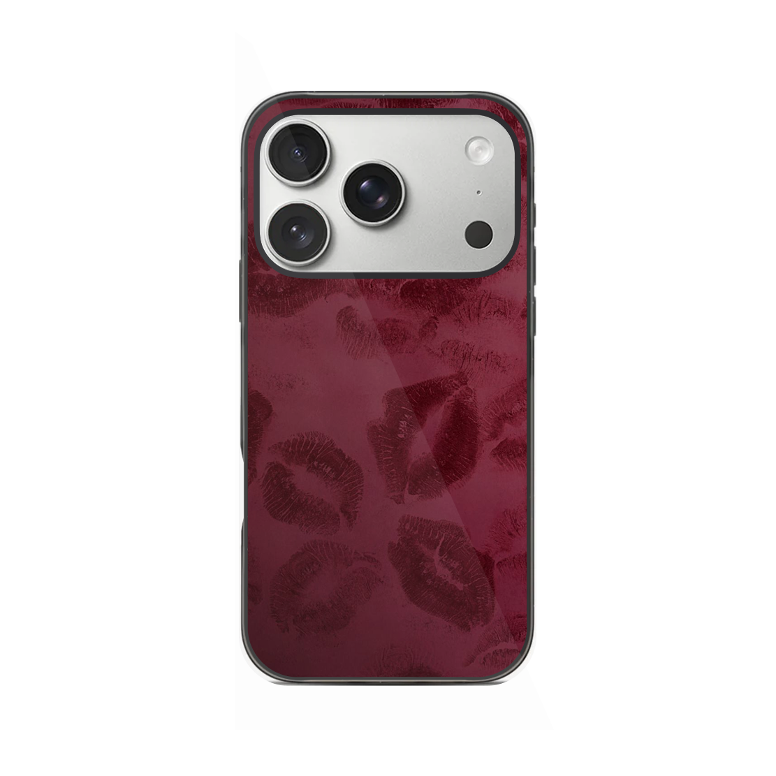 Burgundy Kisses Phone Case
