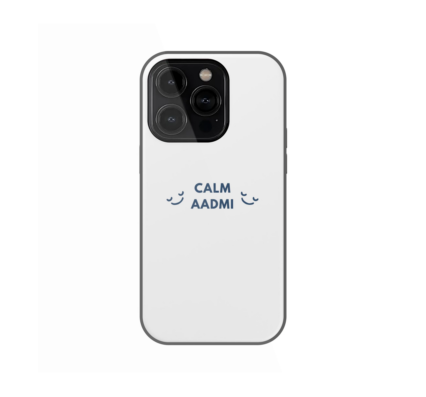 CALM AADMI 💙 Phone Case
