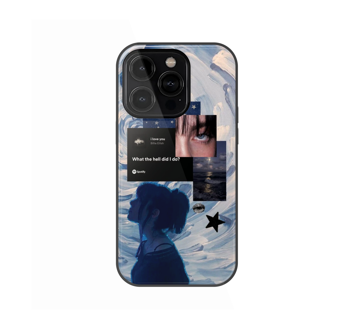 True Blue Billie Eilish Phone Case