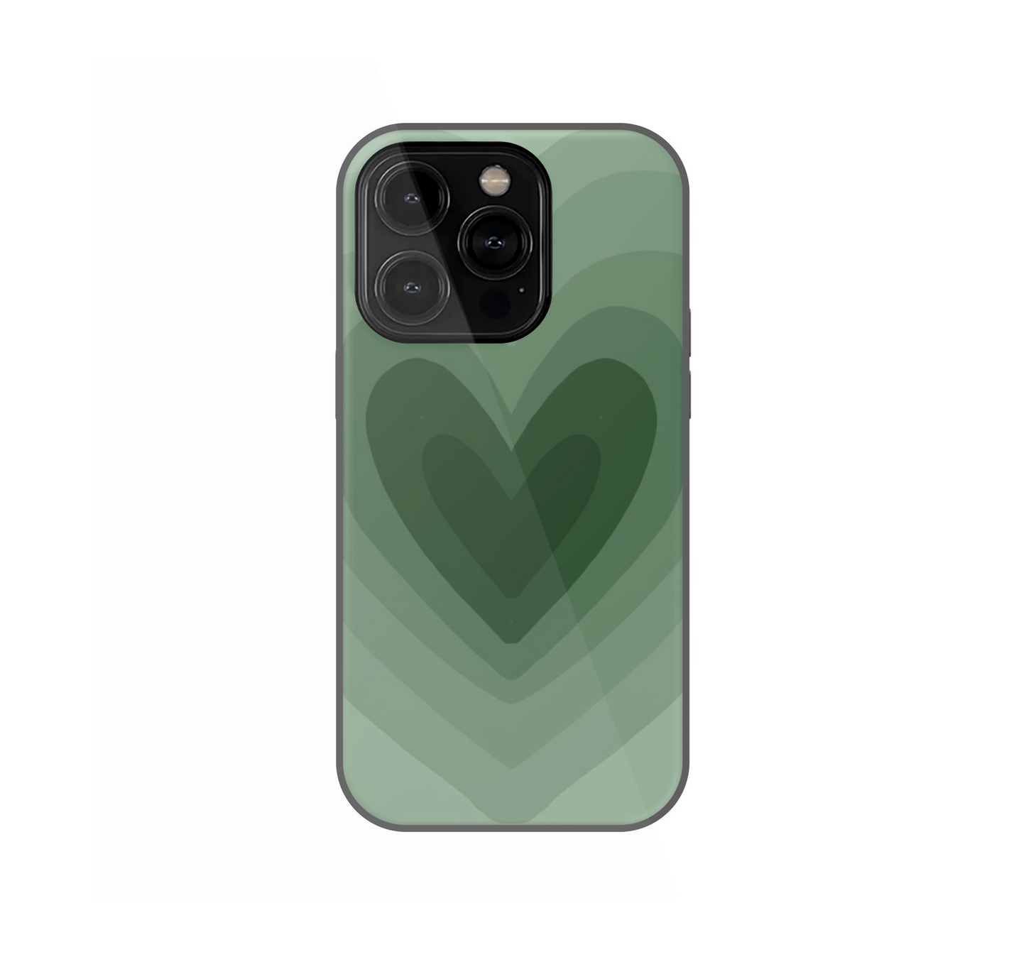 Green Heartwave Phone Case