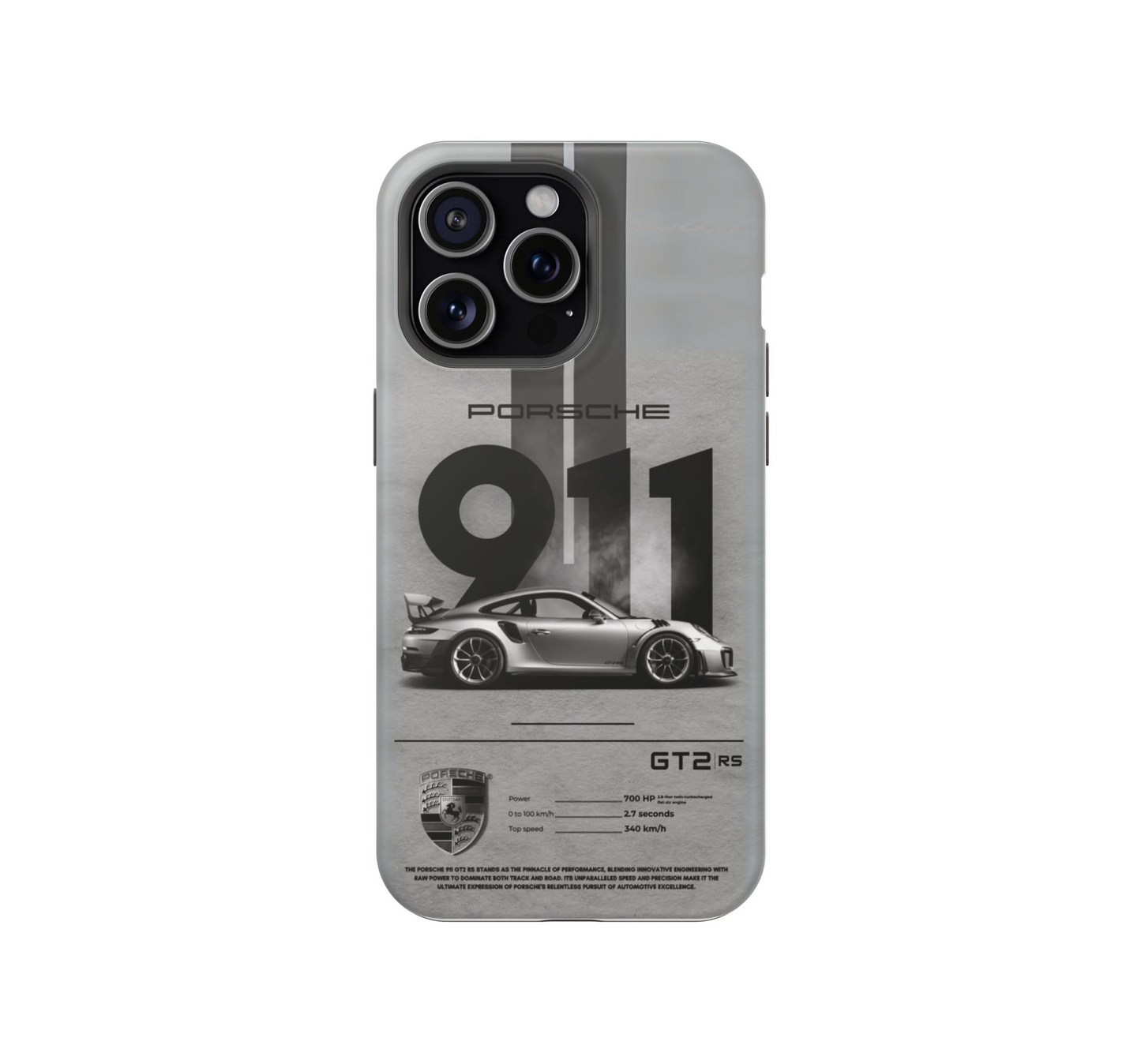 Porsche 911 GT2 RS Smoke Drift Phone Case