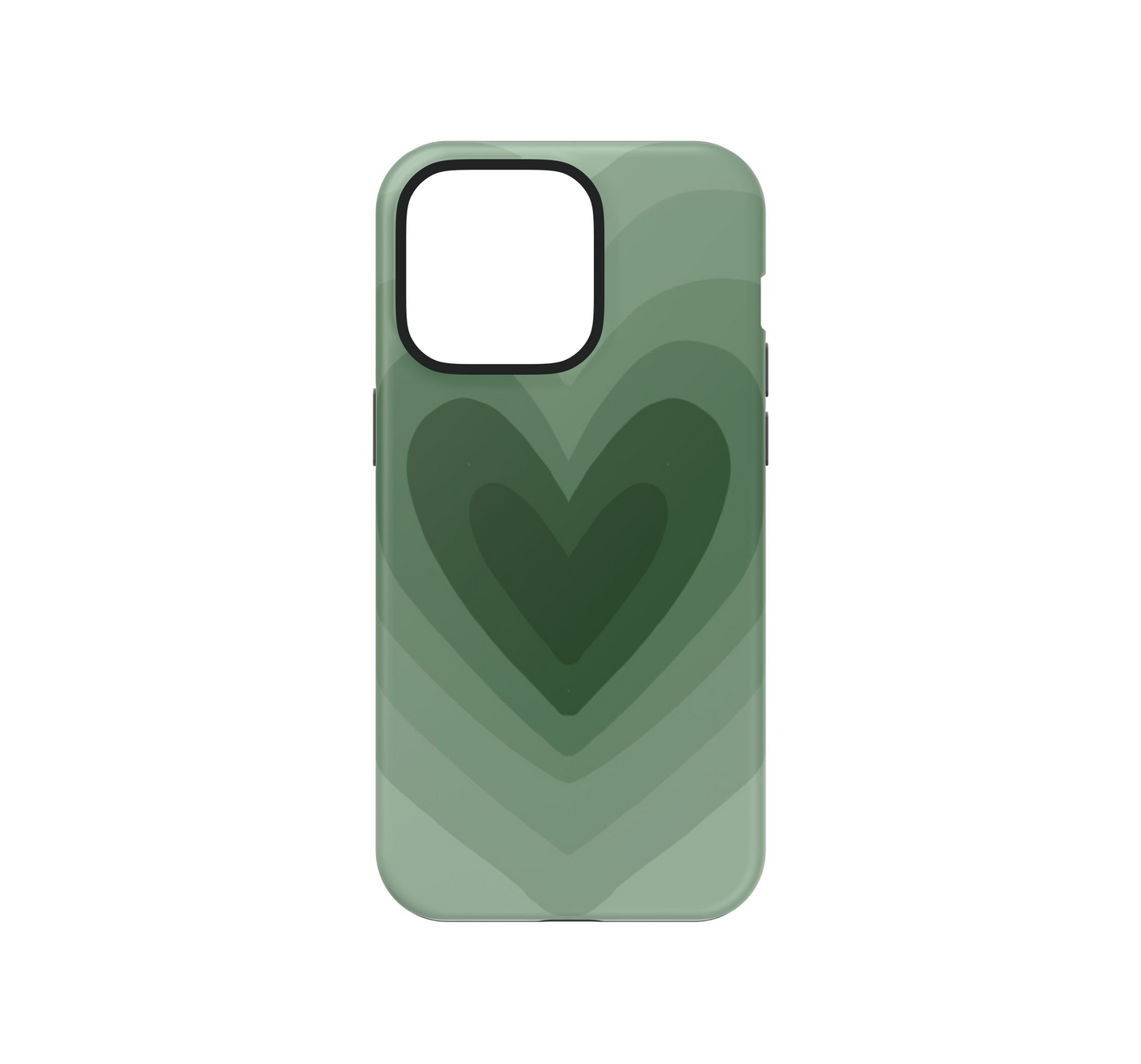 Green Heartwave Phone Case