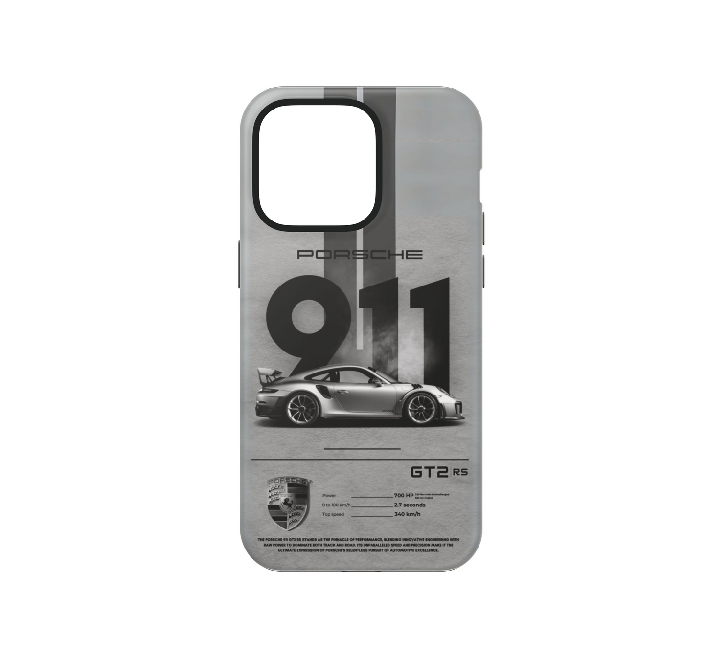 Porsche 911 GT2 RS Smoke Drift Phone Case