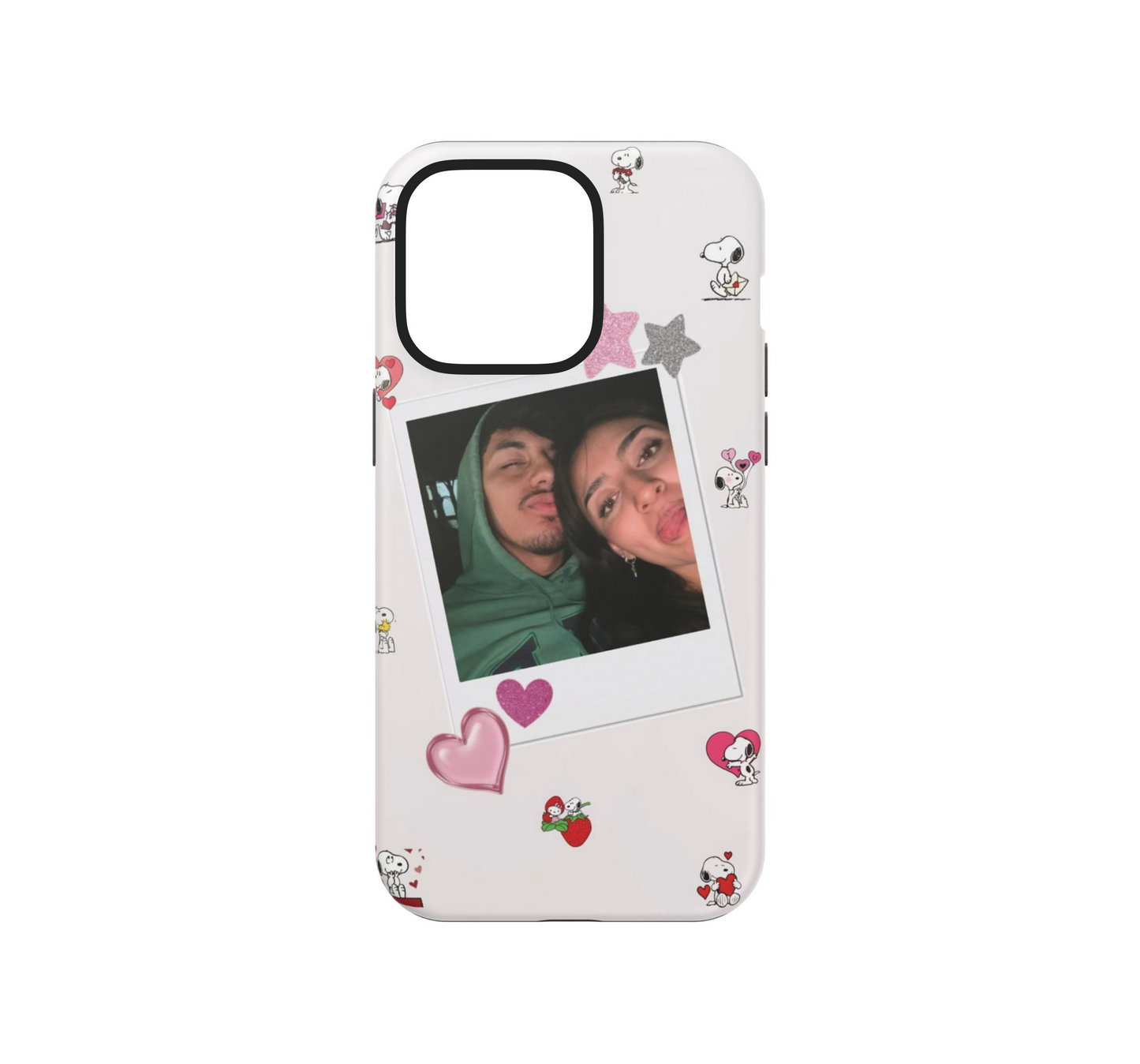 Cute couple Polaroid Phone Case