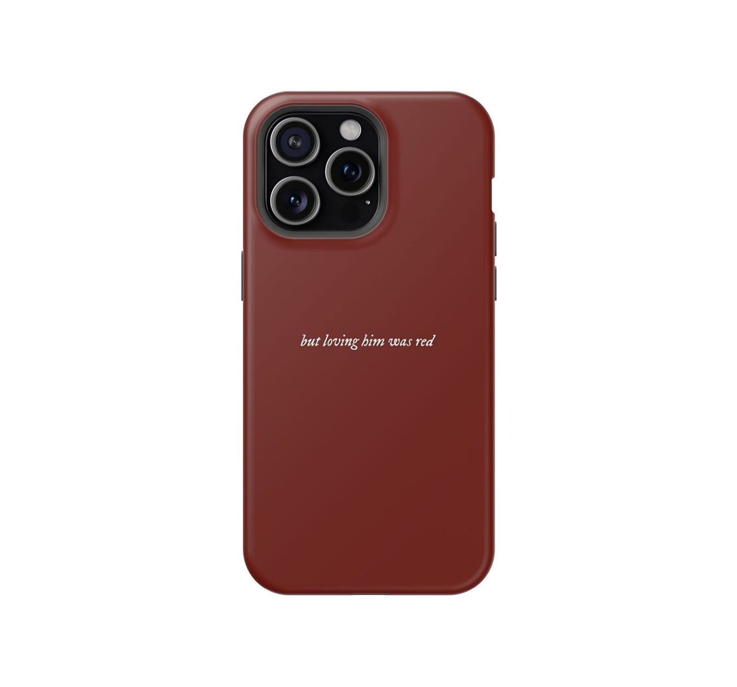 ❤️🎶 Loving him was Red Phone Case