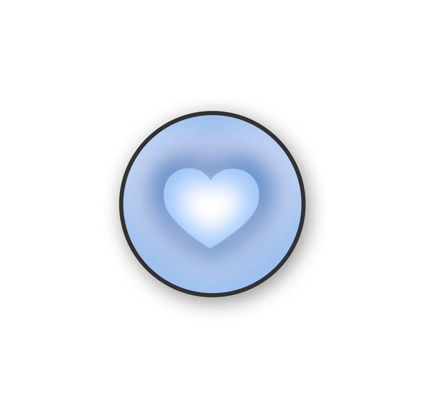 Blue Heart Pop Holder - XO Cases