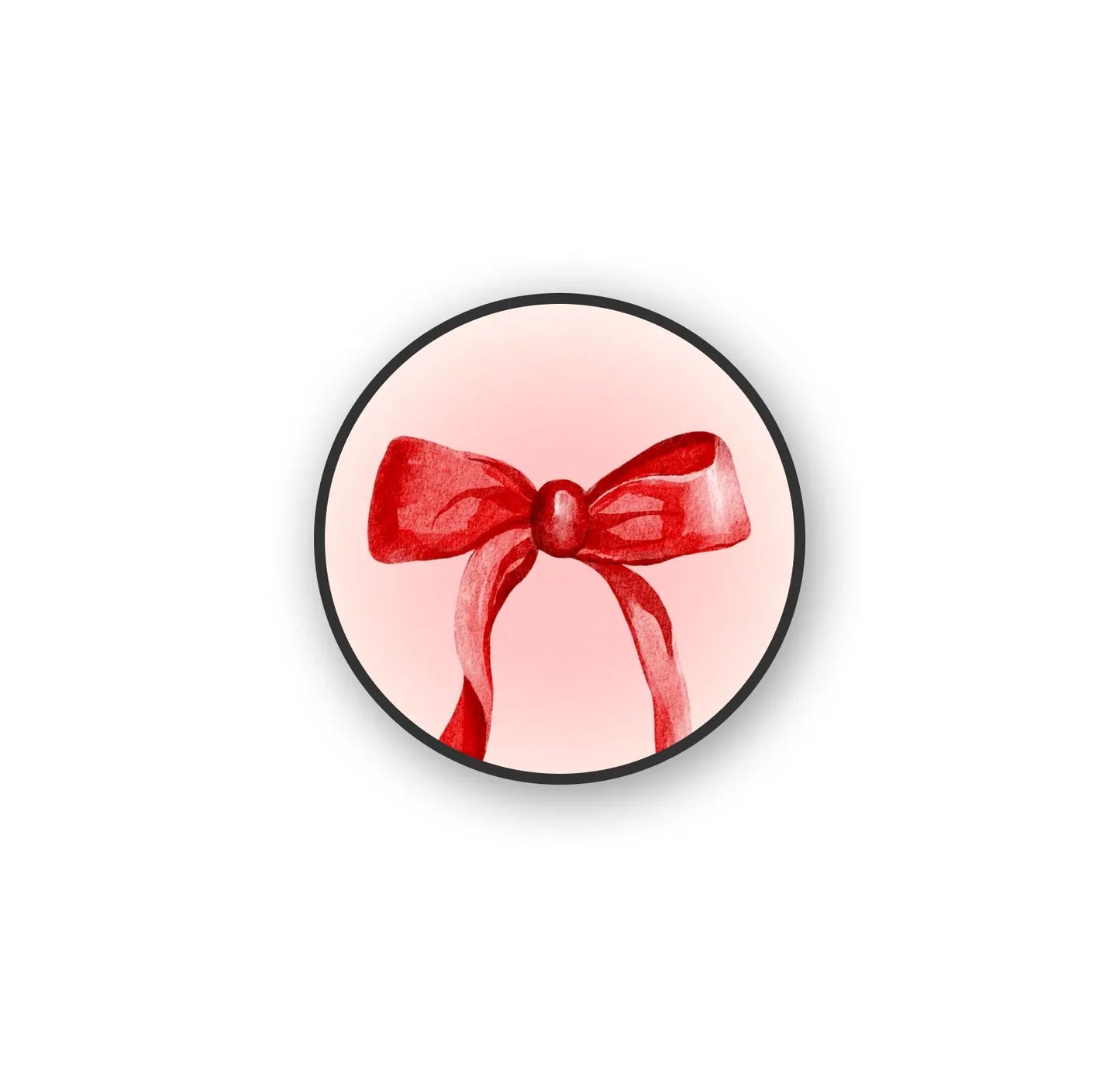 Red Bow Aura Pop Holder - XO Cases