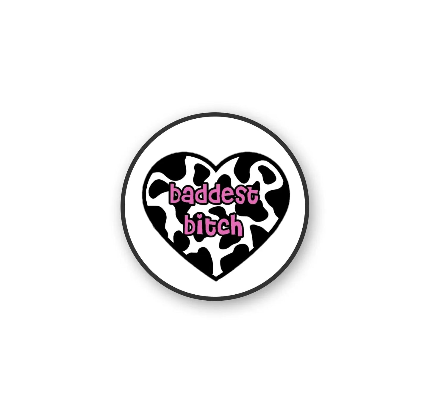 Baddest Bitch Heart Pop Holder - XO Cases