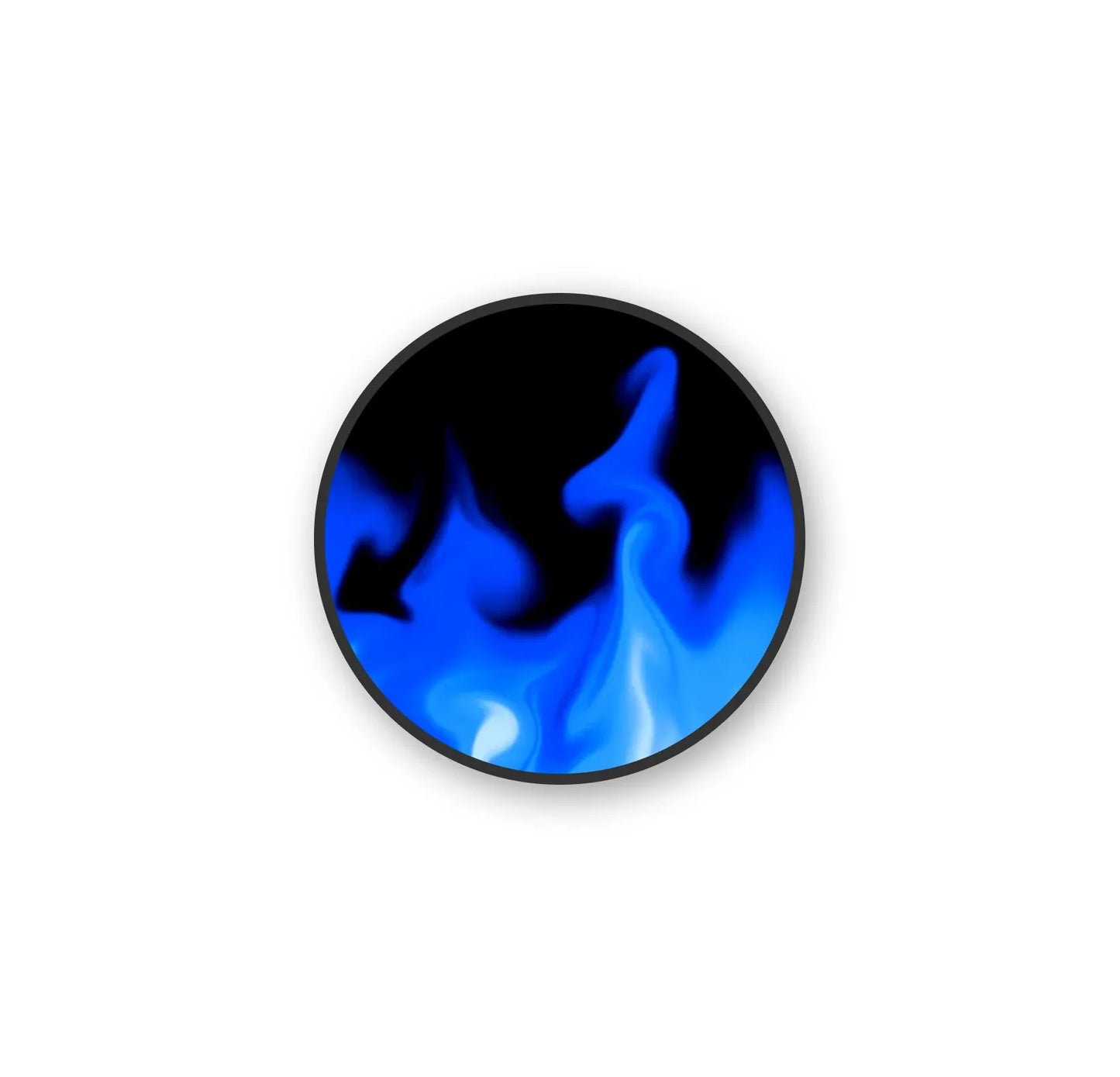 Dark Blue Flames Pop Holder - XO Cases