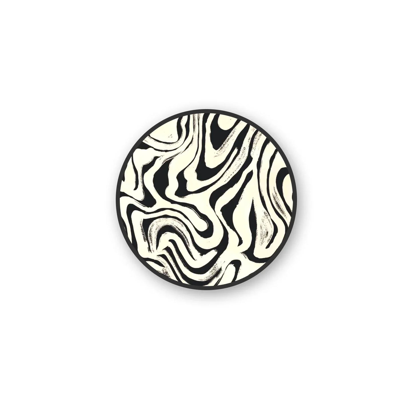 Black Wild Waves Pop Holder - XO Cases