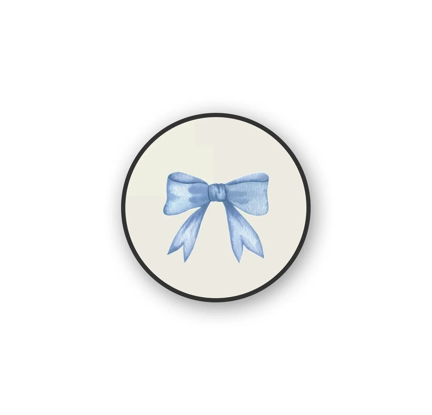 Blue Bow Charm Pop Holder - XO Cases
