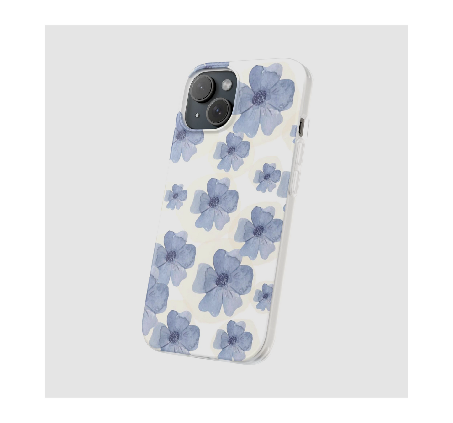 Blue Flowers Phone Case