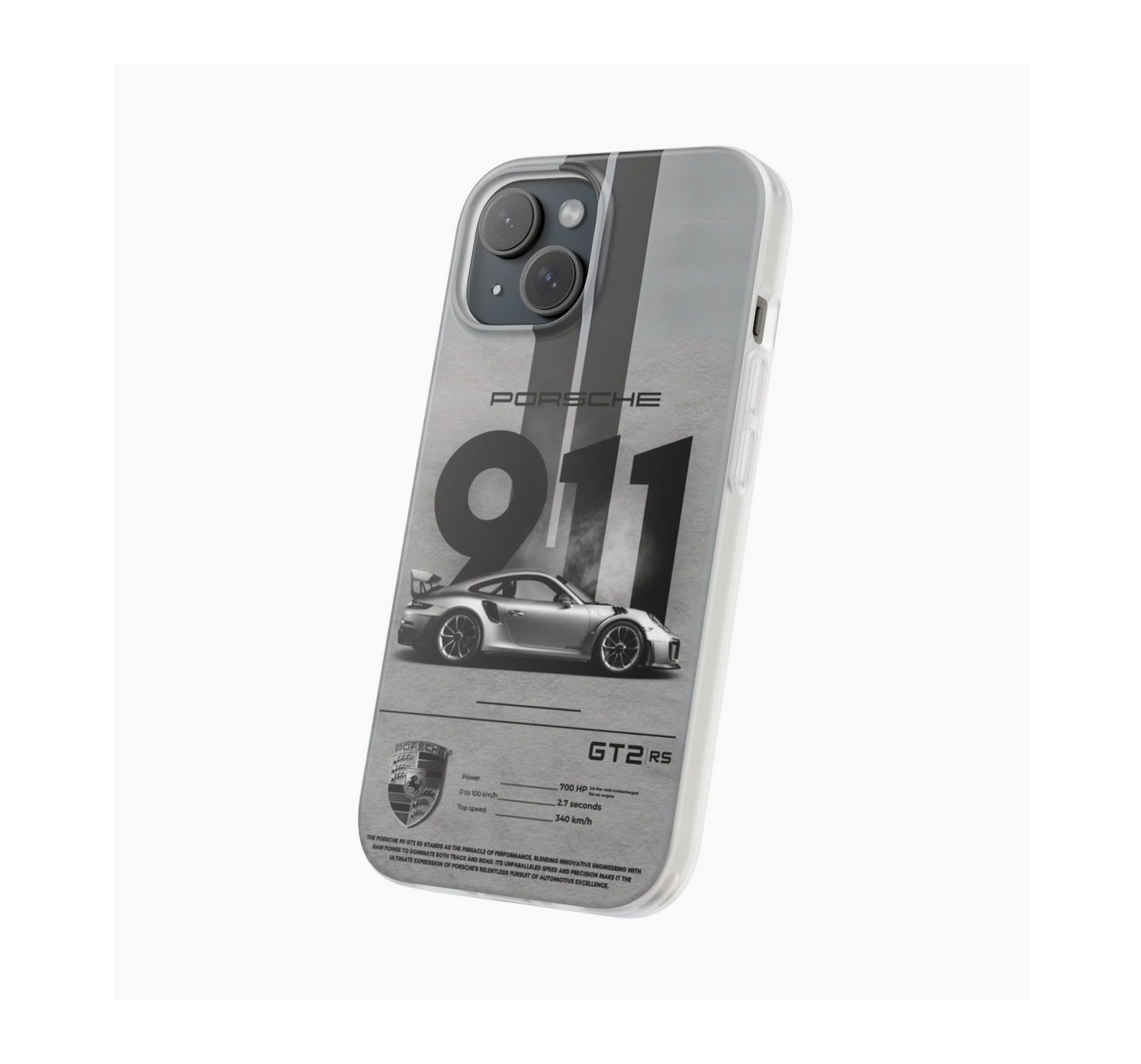 Porsche 911 GT2 RS Smoke Drift Phone Case