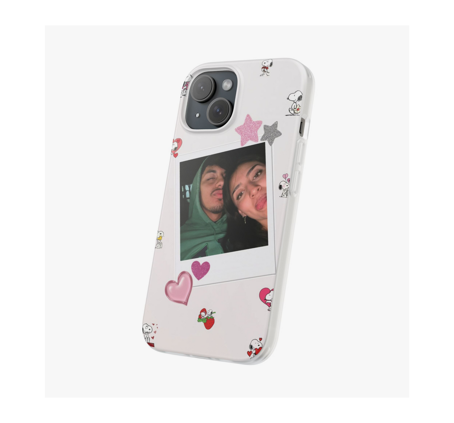 Cute couple Polaroid Phone Case