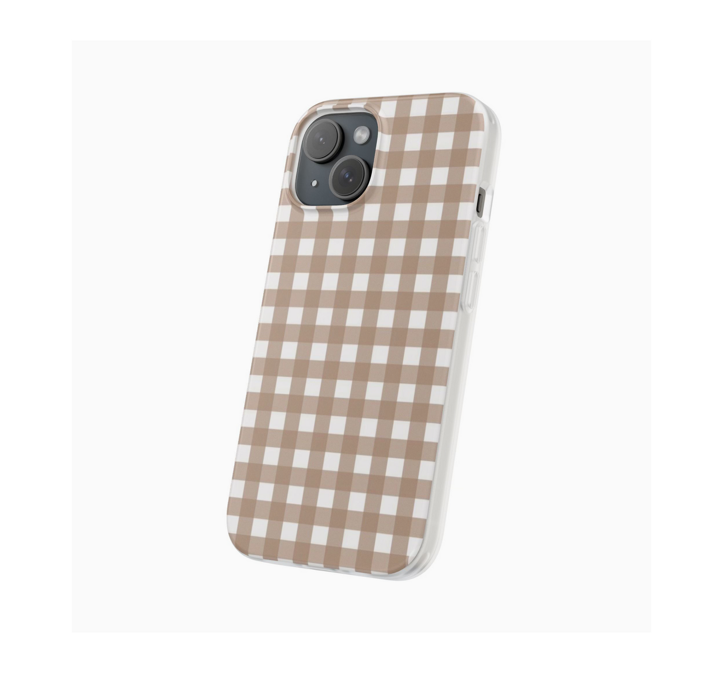 Latte Checks Phone Case