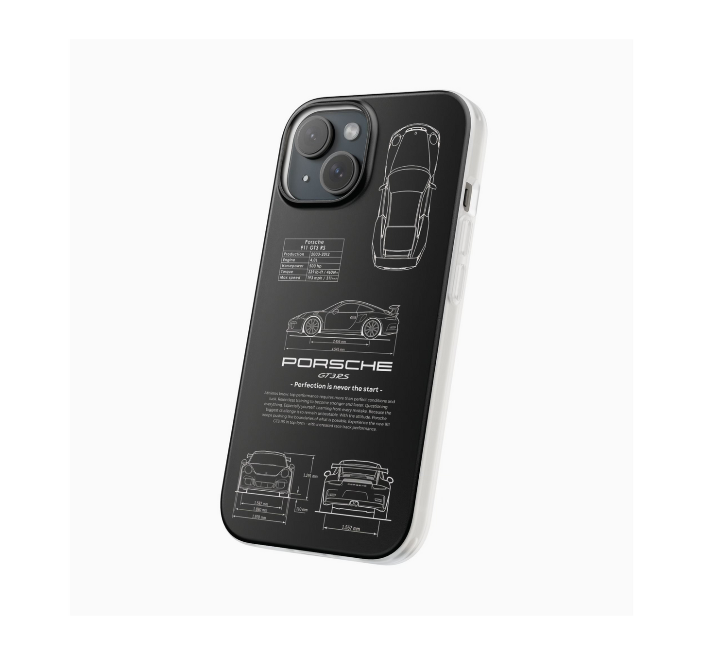 Porsche 911 GT3 RS – Blackline Edition Phone Case
