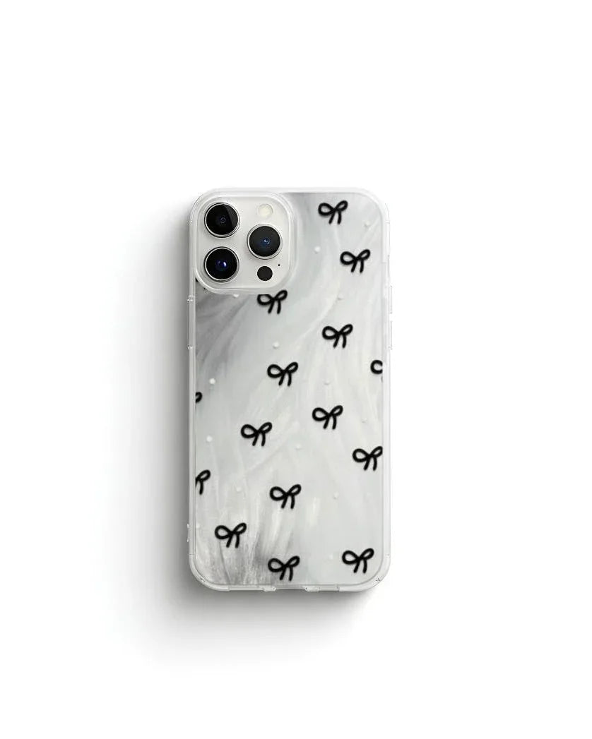 Monochrome Chic Bows - XO Cases