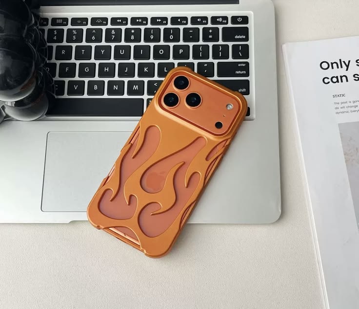 Flame Flexible Orange Case 3D