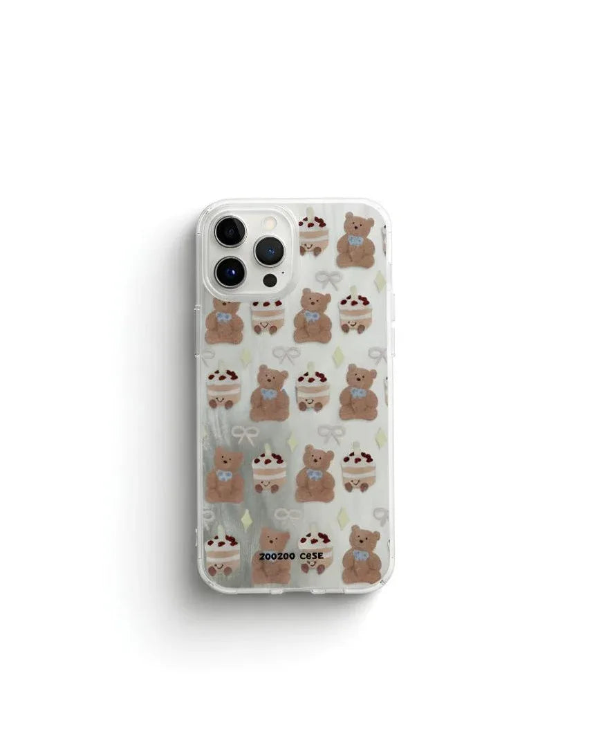 K-Aesthetic Cafe Bear Case - XO Cases