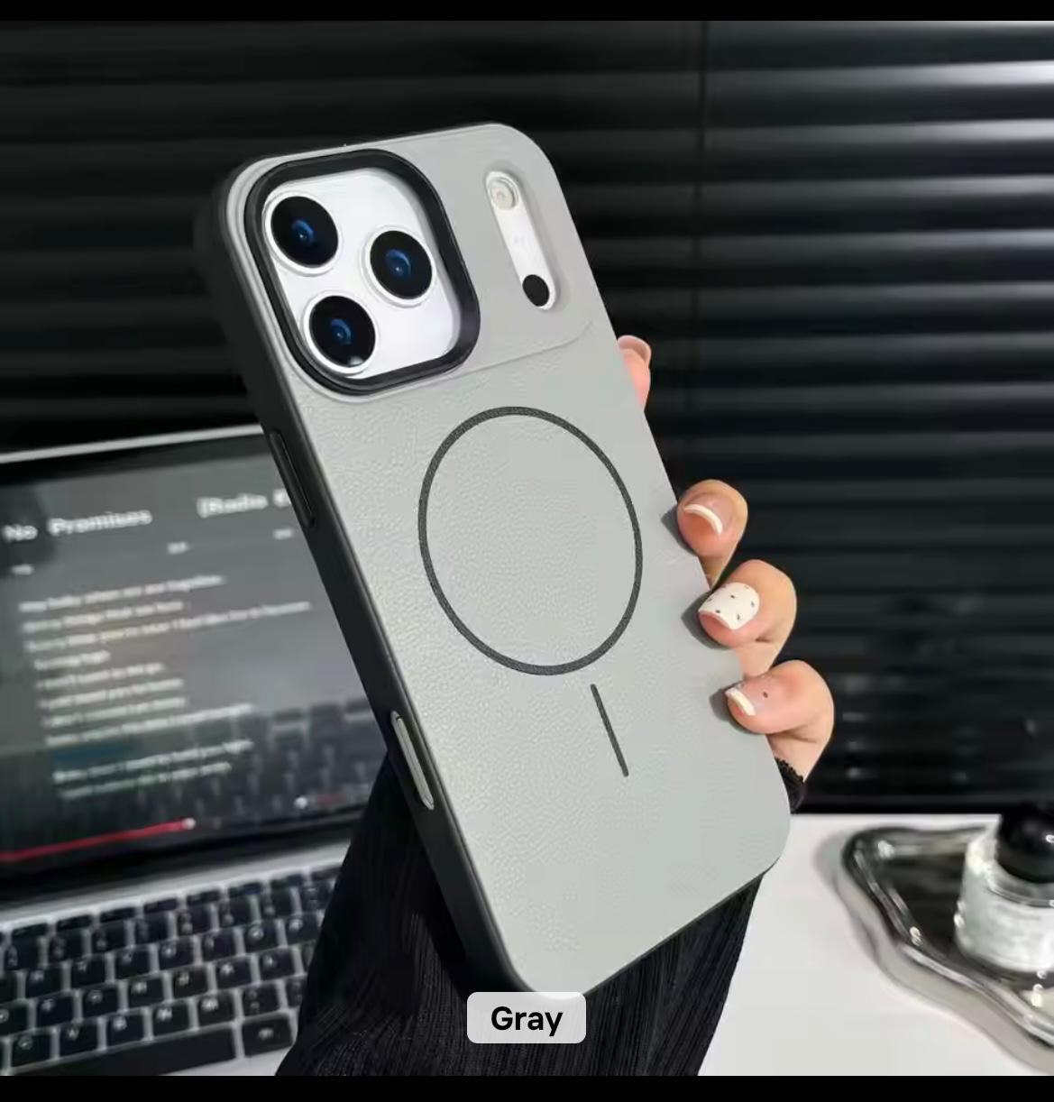 Sleek Leather Magsafe