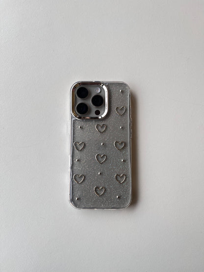 Glitter Hearts ✨ Phone Case