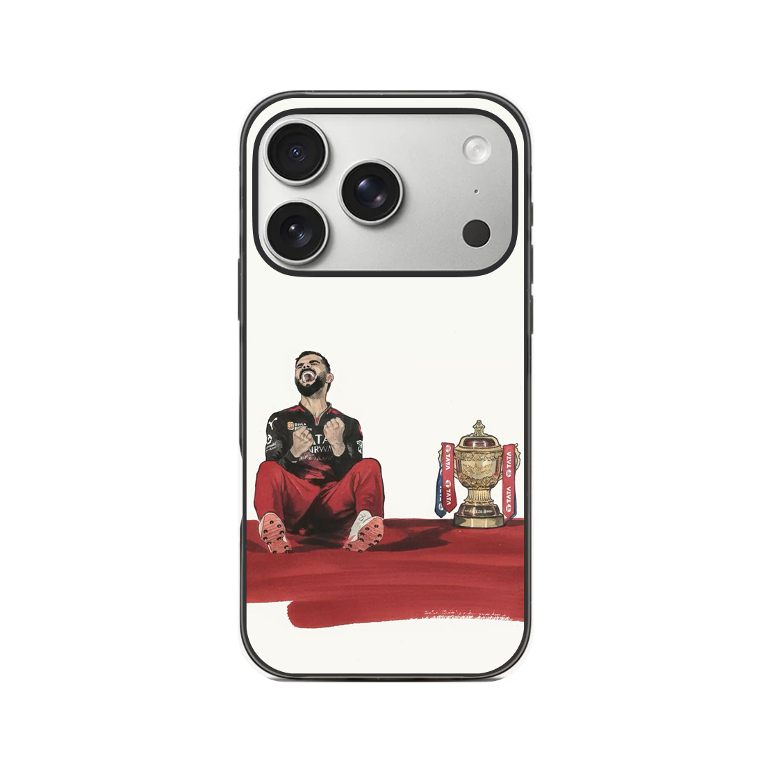 Virat Kohli IPL Victory Minimalist Art 🏆