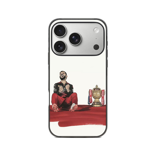 Virat Kohli IPL Victory Minimalist Art 🏆