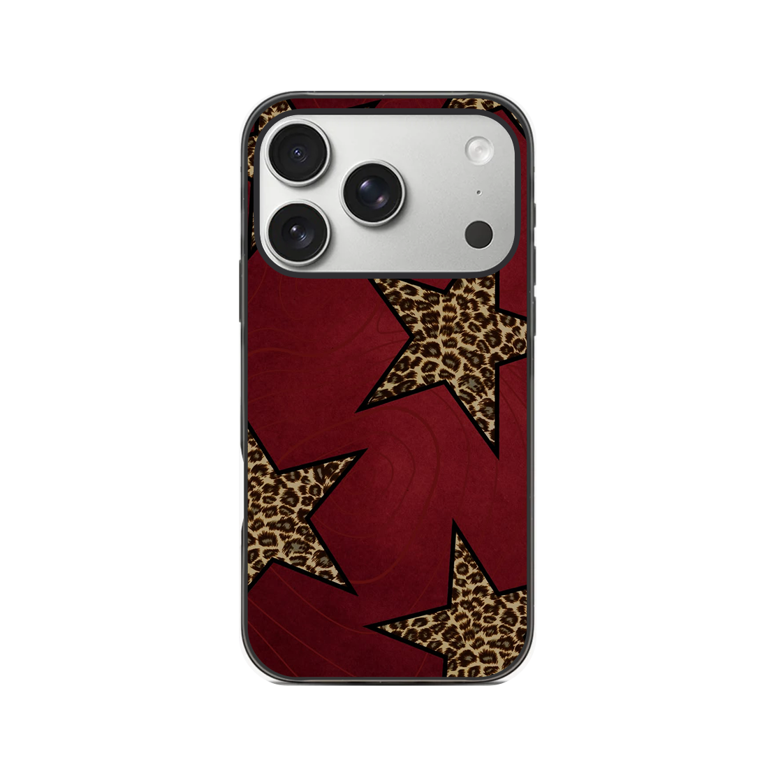 Burgundy Leopard Star