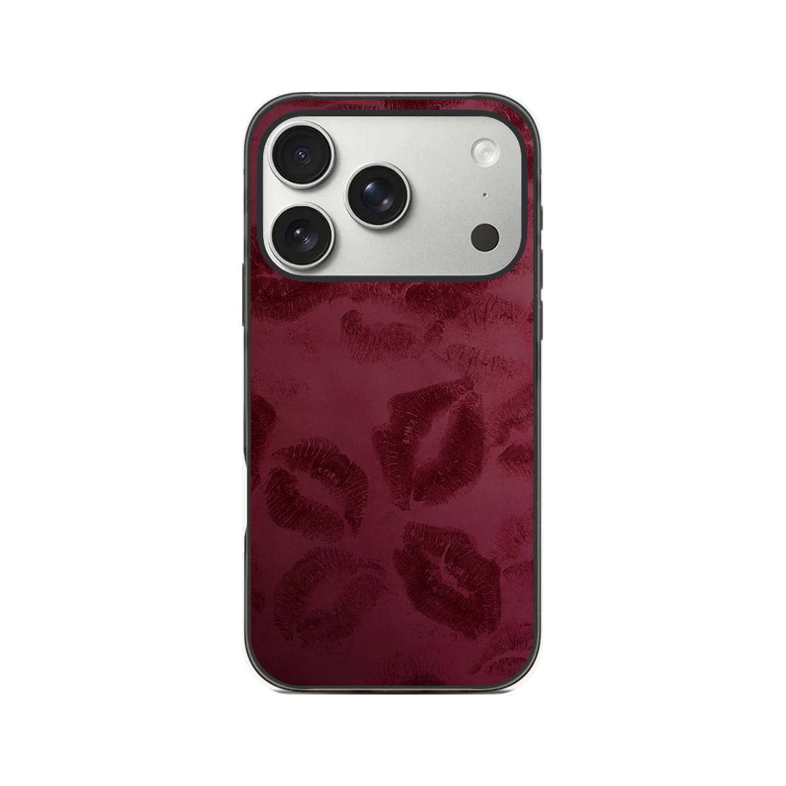 Burgundy Kisses Phone Case