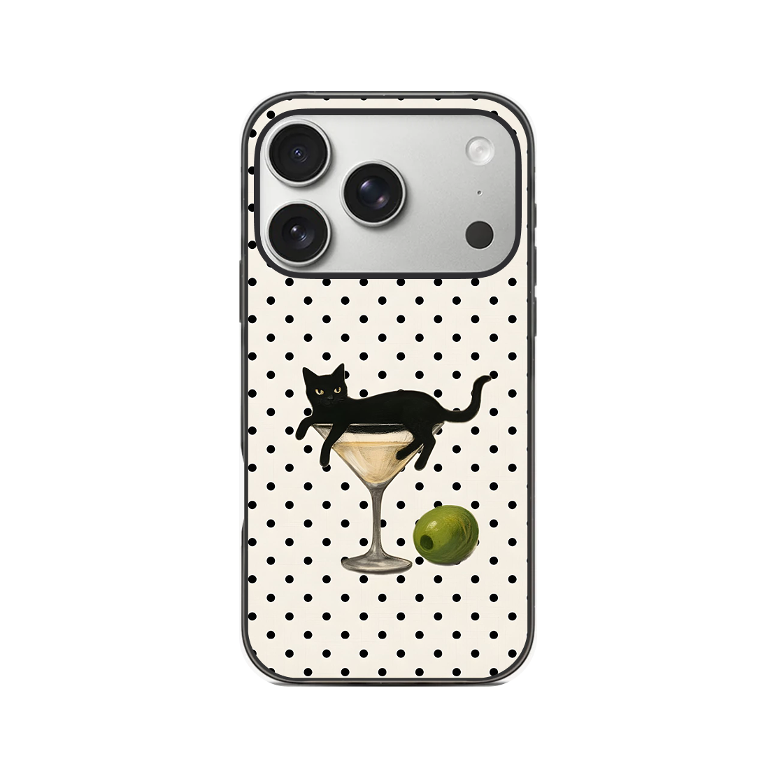 Martini Meow Phone Case