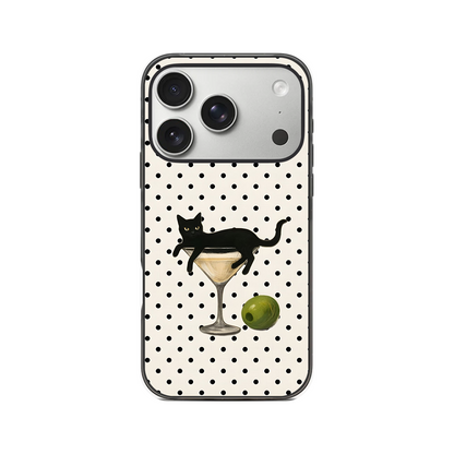 Martini Meow Phone Case