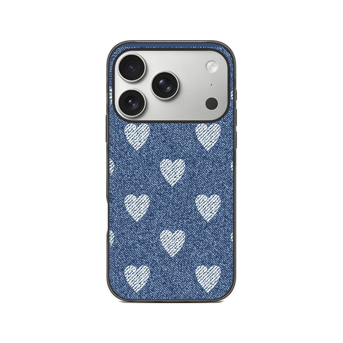 Denim Heart Phone Case