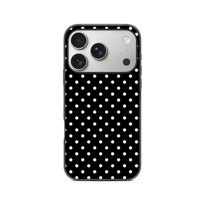 Polka Noir 🖤 Phone Case