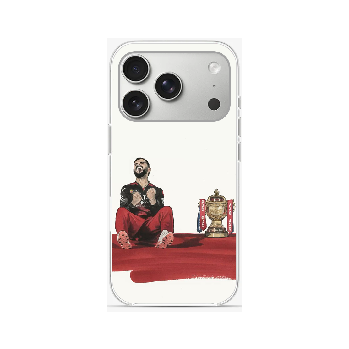 Virat Kohli IPL Victory Minimalist Art 🏆