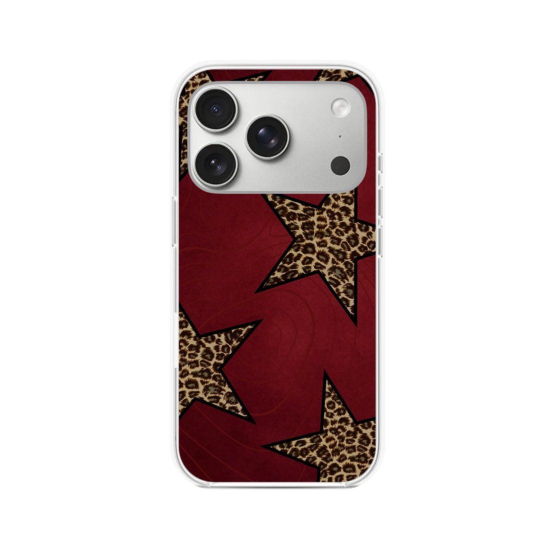 Burgundy Leopard Star