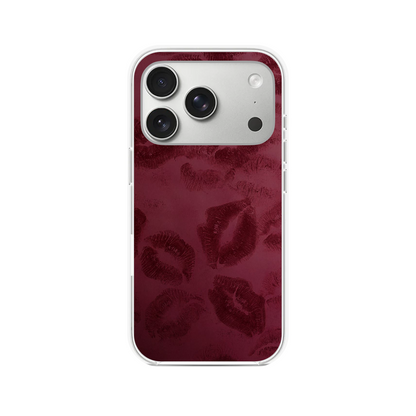 Burgundy Kisses Phone Case