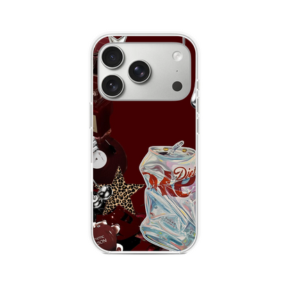 Burgundy Fizz Phone Case