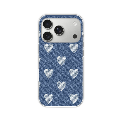 Denim Heart Phone Case