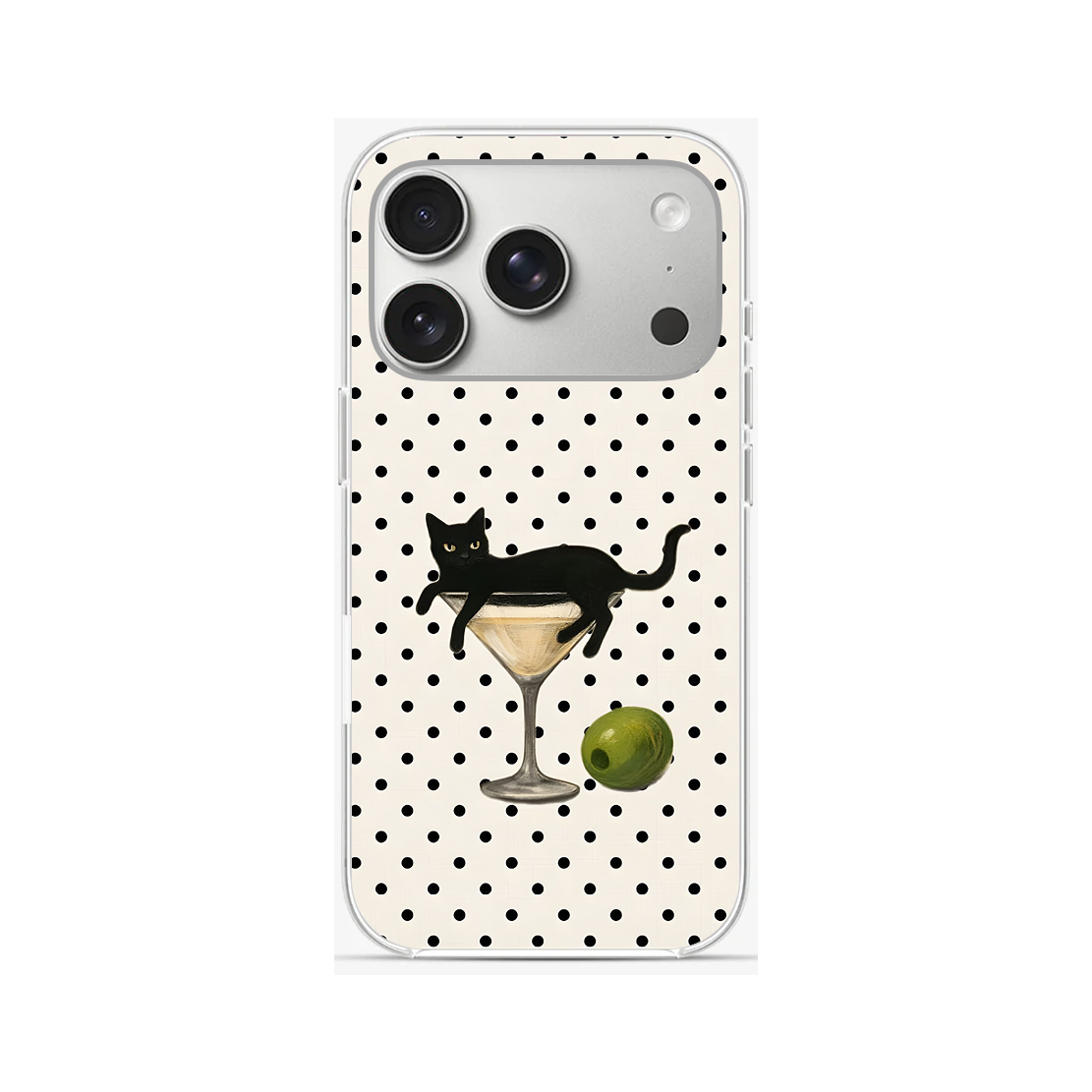 Martini Meow Phone Case