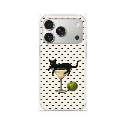Martini Meow Phone Case
