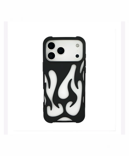 Flame Flexible Black Case 3D