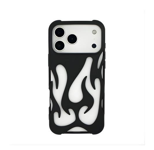 Flame Flexible Black Case 3D