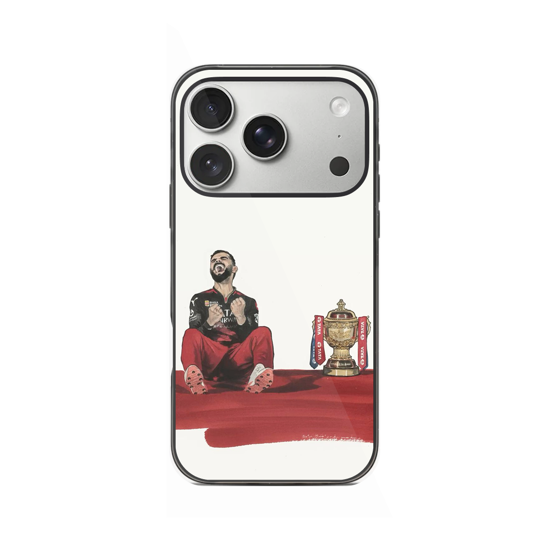 Virat Kohli IPL Victory Minimalist Art 🏆