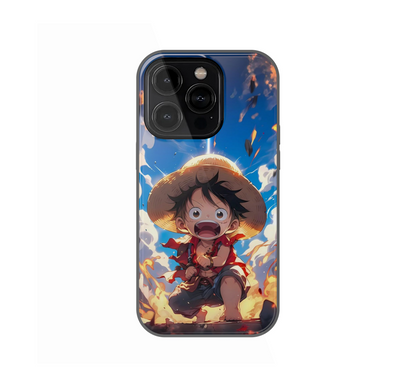 Cute Young Luffy Animated Phone Case