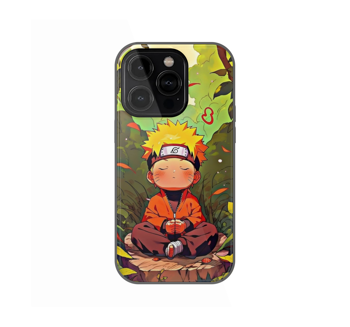 Meditating Naruto - Phone Case