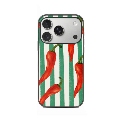 Spicy Green Stripes Phone Case